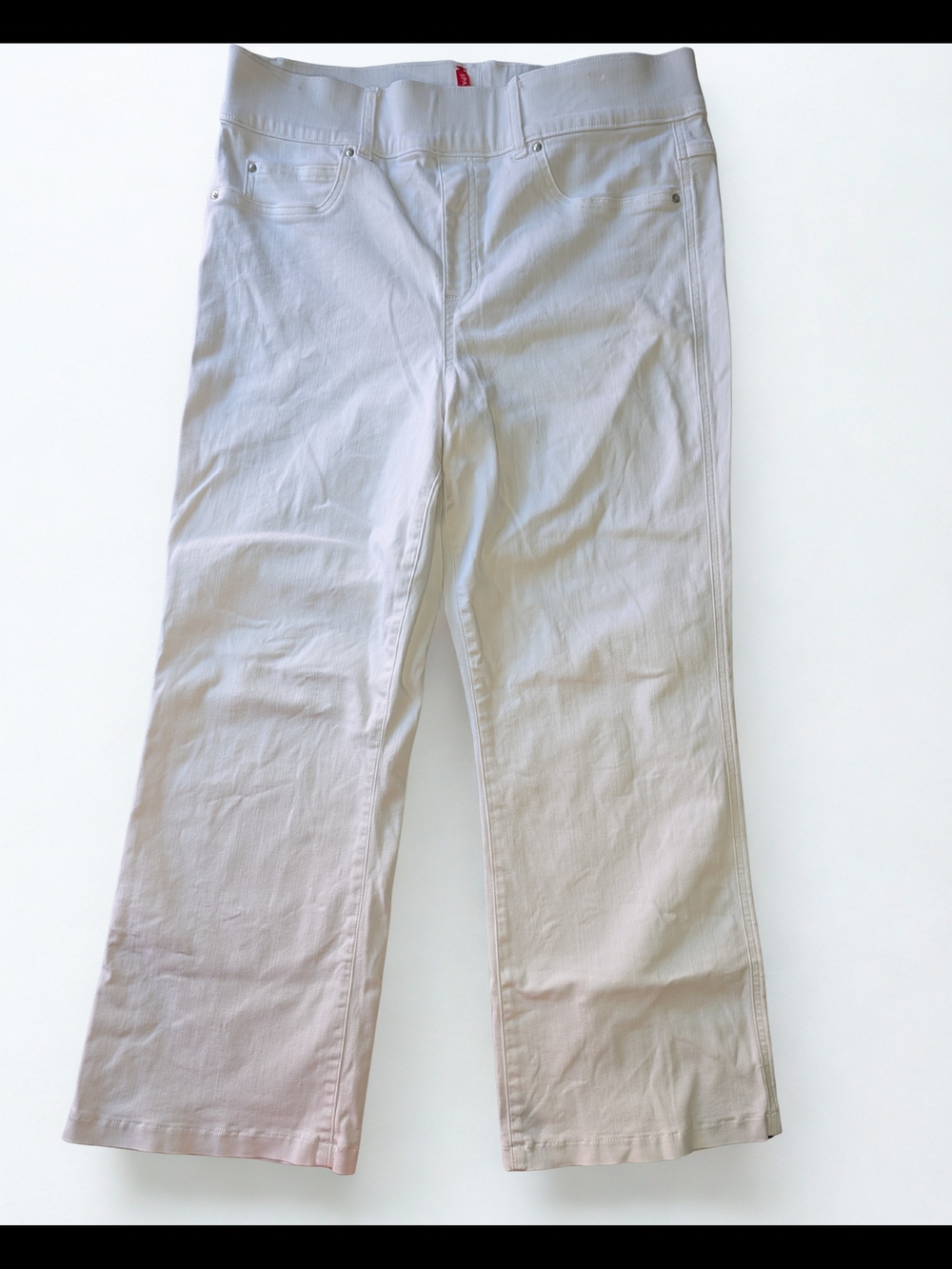 SPANX White Flare Jeans